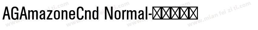 AGAmazoneCnd Normal字体转换